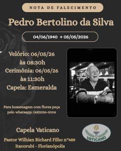 Imagem do professor Pedro Bertolino