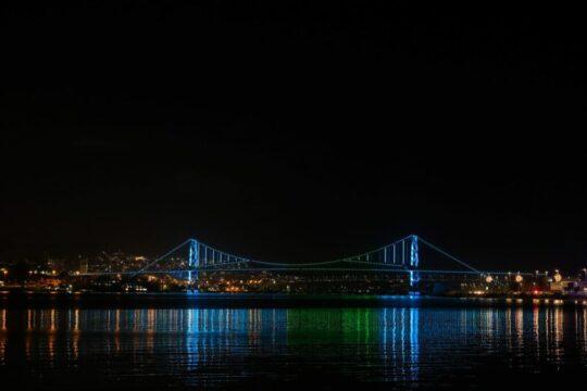 Ponte Hercílio Luz iluminação