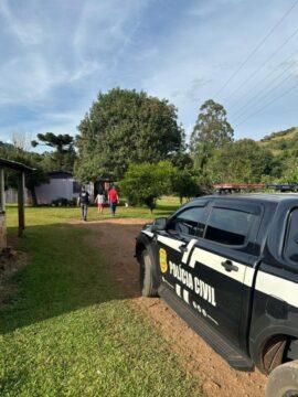Prisão do suspeito de homicídio