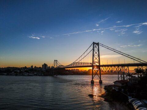 Ponte Hercílio Luz em Florianópolis