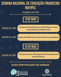 Evento sobre Educação Financeira e Previdência na UFSC