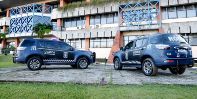 Viaturas blindadas Chevrolet Trailblazer da Guarda Municipal de Joinville