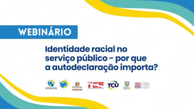 Imagem do webinário sobre autodeclaração racial no serviço público